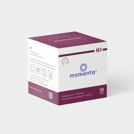 Momenta M3 - 15 Gün 30 Saşe: Magnezyum L-Treonat, P-5'-P