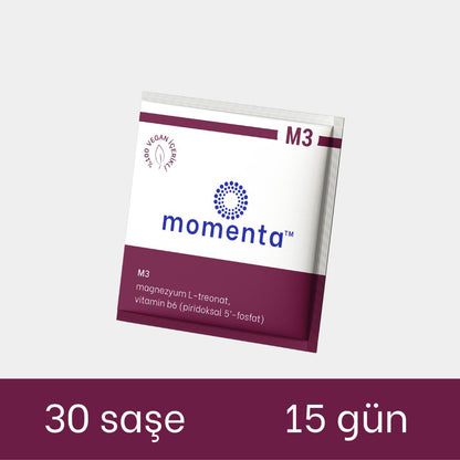 Momenta M3 - 15 Gün 30 Saşe: Magnezyum L-Treonat, P-5'-P