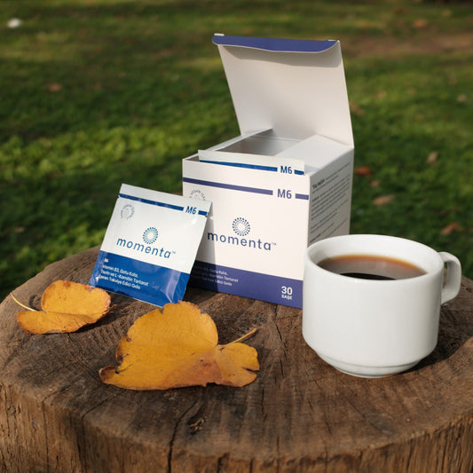 Momenta M6 | Taurin, Niyasin, L-Karnitin | Zihinsel Performans ve Enerji Desteği Kombinasyonu-15 Gün 30 Saşe