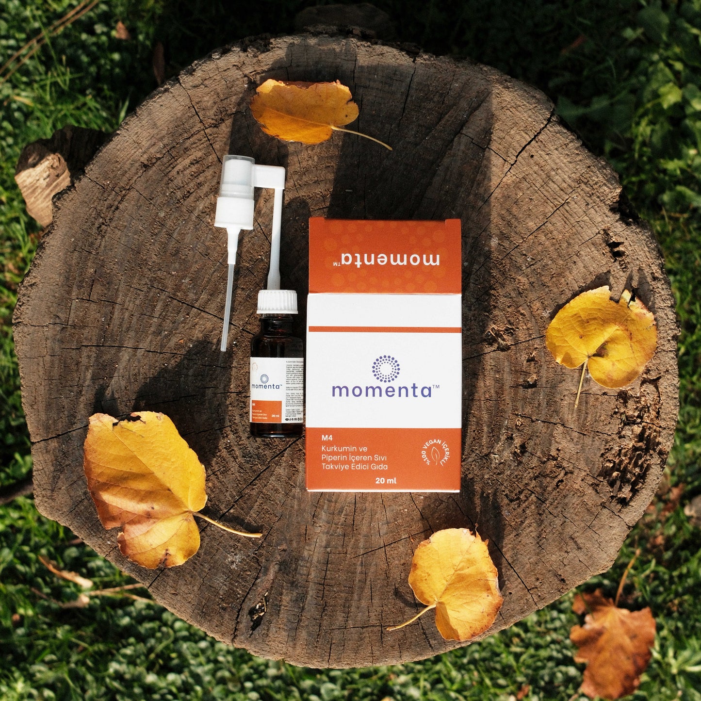 Momenta M4 | Kurkumin, Piperin, Soğuk Sıkım Zeytinyağı | Anti-inflamatuar ve Emilim Desteği Kompleksi-15 Gün 30 Saşe